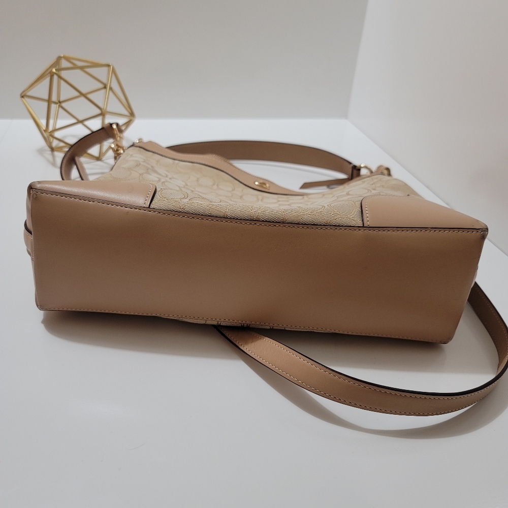 Coach "Evie" Hobo Shoulder Bag Beechwood - Picture 4 of 10